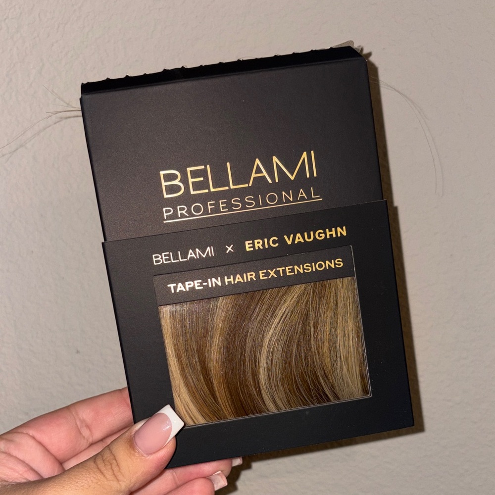 BELLAMI Tape-In Hair Extensions Caramel Sticky Buns 24”